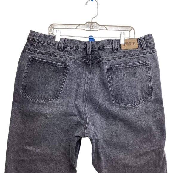 Duluth Trading Ballroom Size 44x28 Relaxed Fit Jeans Straight Denim Cotton Gray - Picture 3 of 12